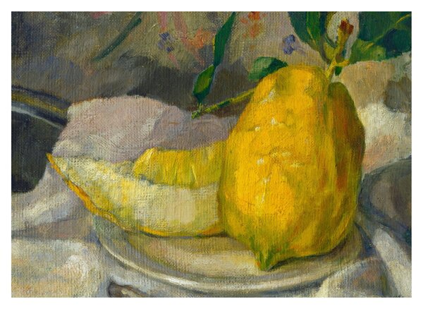 Tablou - French 19th Century, Melon and Lemon, reproducere (70x50 cm)