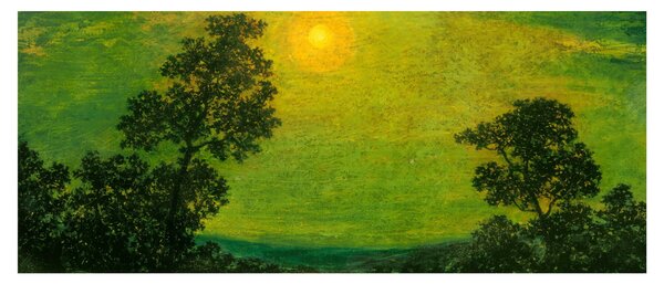 Tablou - Imitator of Ralph Albert Blakelock, Moonlight, reproducere (120x50 cm)