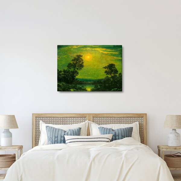 Tablou - Imitator of Ralph Albert Blakelock, Moonlight, reproducere (70x50 cm)