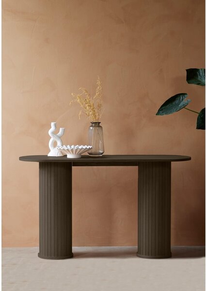 Masă consolă maro 40x130 cm Nola – Unique Furniture