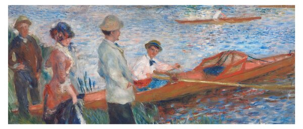 Tablou - Auguste Renoir, Oarsmen at Chatou, reproducere (120x50 cm)