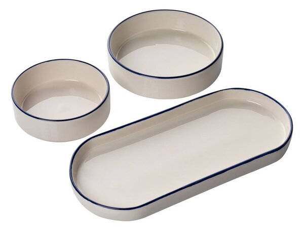 Serviciu de masă 14 buc. din ceramică – Hermia