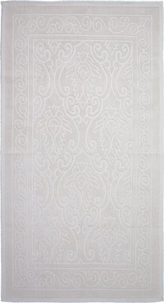 Covor din bumbac Vitaus Osmanli, 60 x 90 cm, crem