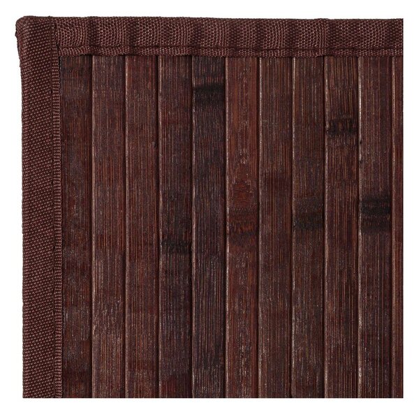 Covor maro închis din bambus 75x175 cm – Casa Selección