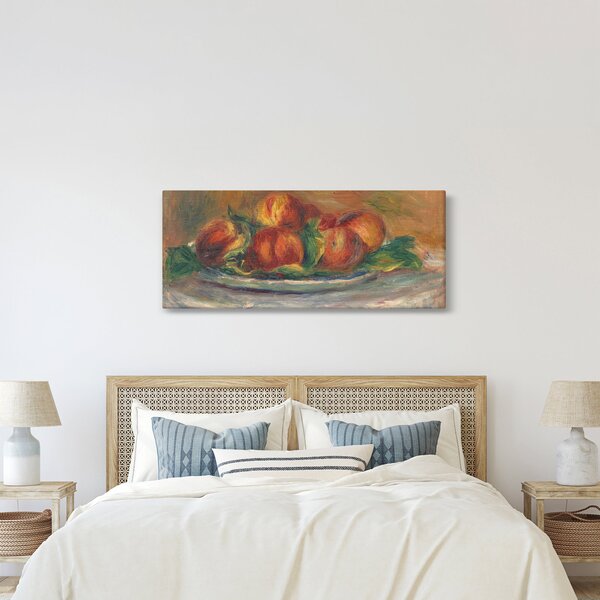Tablou - Auguste Renoir, Peaches on a Plate, reproducere (120x50 cm)