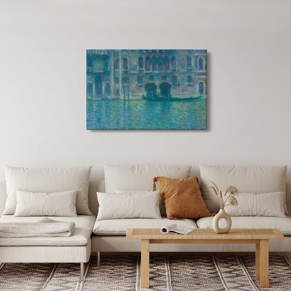 Tablou - Claude Monet, Palazzo da Mula, Venice, reproducere (90x60 cm)