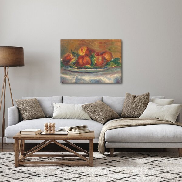 Tablou - Auguste Renoir, Peaches on a Plate, reproducere (70x50 cm)