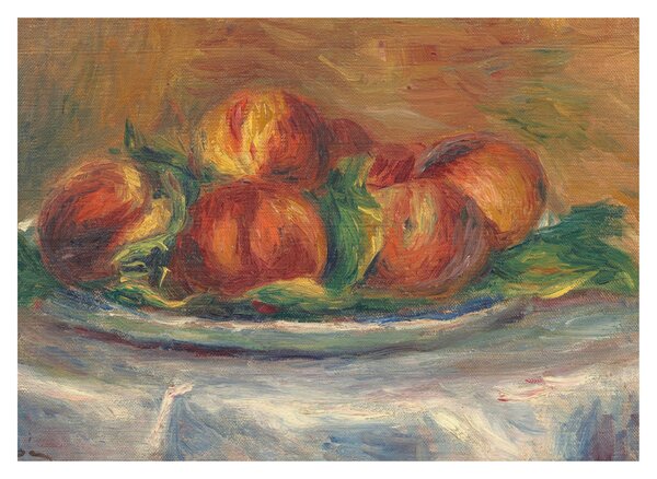Tablou - Auguste Renoir, Peaches on a Plate, reproducere (70x50 cm)