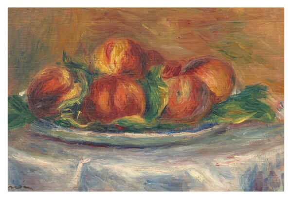 Tablou - Auguste Renoir, Peaches on a Plate, reproducere (90x60 cm)