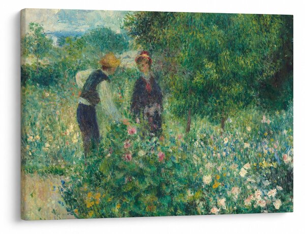 Tablou - Auguste Renoir, Picking Flowers, reproducere (70x50 cm)