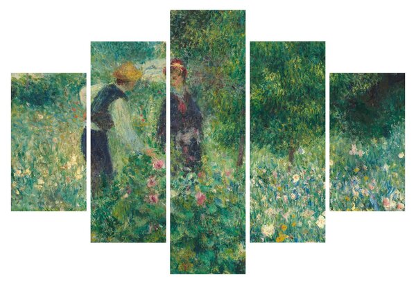 Tablou - Auguste Renoir, Picking Flowers, reproducere (150x105 cm)