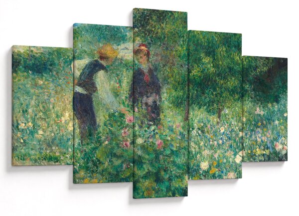 Tablou - Auguste Renoir, Picking Flowers, reproducere (150x105 cm)