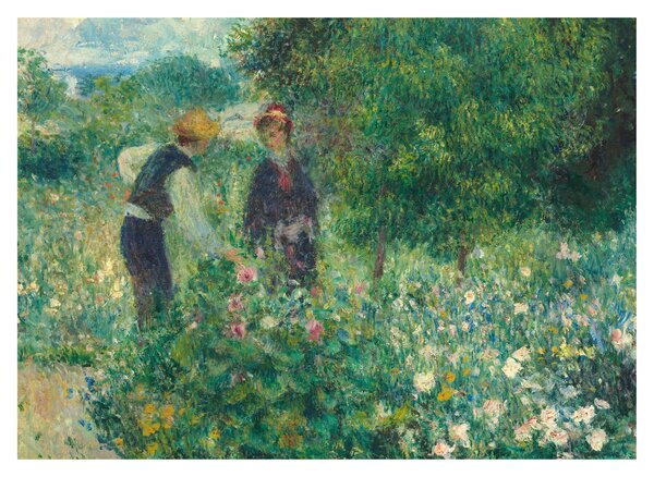 Tablou - Auguste Renoir, Picking Flowers, reproducere (70x50 cm)