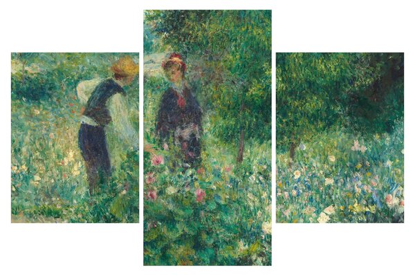 Tablou - Auguste Renoir, Picking Flowers, reproducere (90x60 cm)