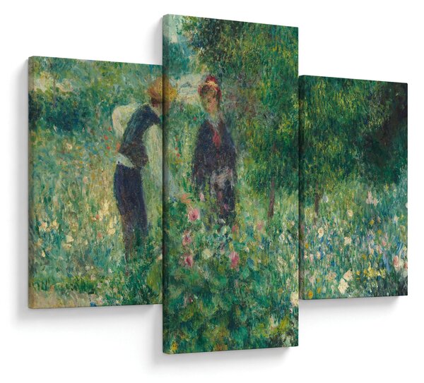 Tablou - Auguste Renoir, Picking Flowers, reproducere (90x60 cm)