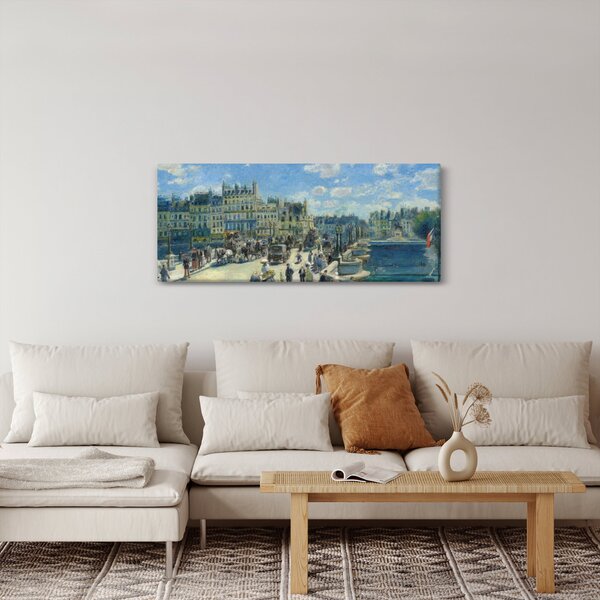 Tablou - Auguste Renoir, Pont Neuf, Paris, reproducere (120x50 cm)