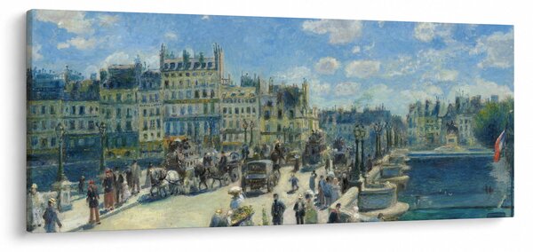 Tablou - Auguste Renoir, Pont Neuf, Paris, reproducere (120x50 cm)