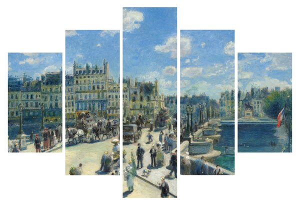 Tablou - Auguste Renoir, Pont Neuf, Paris, reproducere (150x105 cm)