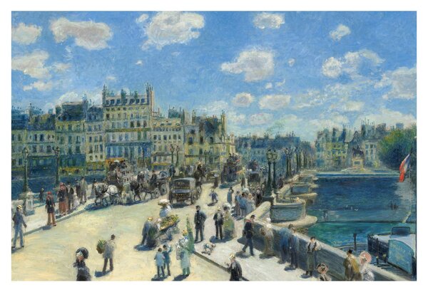 Tablou - Auguste Renoir, Pont Neuf, Paris, reproducere (90x60 cm)
