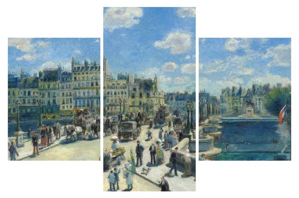 Tablou - Auguste Renoir, Pont Neuf, Paris, reproducere (90x60 cm)