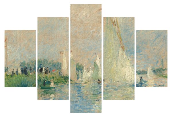 Tablou - Auguste Renoir, Regatta at Argenteuil, reproducere (150x105 cm)