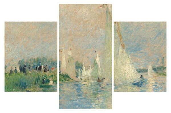 Tablou - Auguste Renoir, Regatta at Argenteuil, reproducere (90x60 cm)