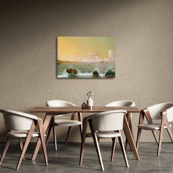 Tablou - Martin Johnson Heade, Rio de Janeiro Bay, reproducere (70x50 cm)