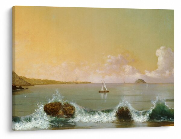 Tablou - Martin Johnson Heade, Rio de Janeiro Bay, reproducere (70x50 cm)