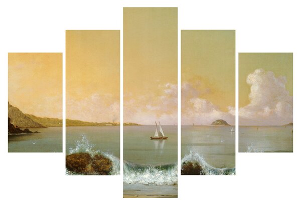Tablou - Martin Johnson Heade, Rio de Janeiro Bay, reproducere (150x105 cm)