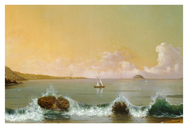 Tablou - Martin Johnson Heade, Rio de Janeiro Bay, reproducere (90x60 cm)