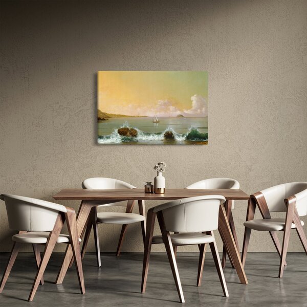 Tablou - Martin Johnson Heade, Rio de Janeiro Bay, reproducere (90x60 cm)