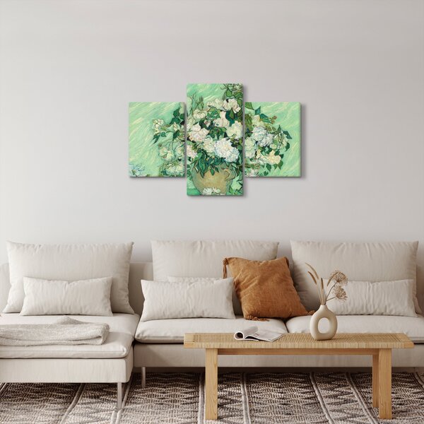 Tablou - Vincent van Gogh, Roses, reproducere (90x60 cm)