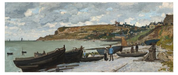 Tablou - Claude Monet, Sainte Adresse, reproducere (120x50 cm)