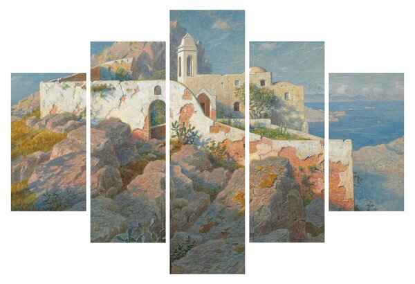 Tablou - William Stanley Haseltine, Santa Maria a Cetrella, Anacapri, reproducere (150x105 cm)