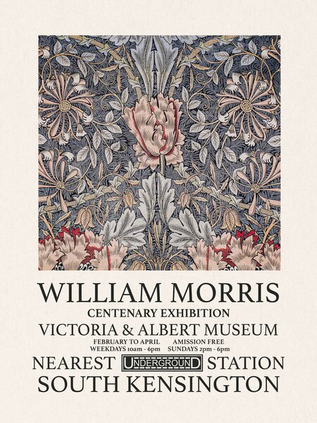 Artă imprimată Honeysuckle (Special Edition) - William Morris, (30 x 40 cm)