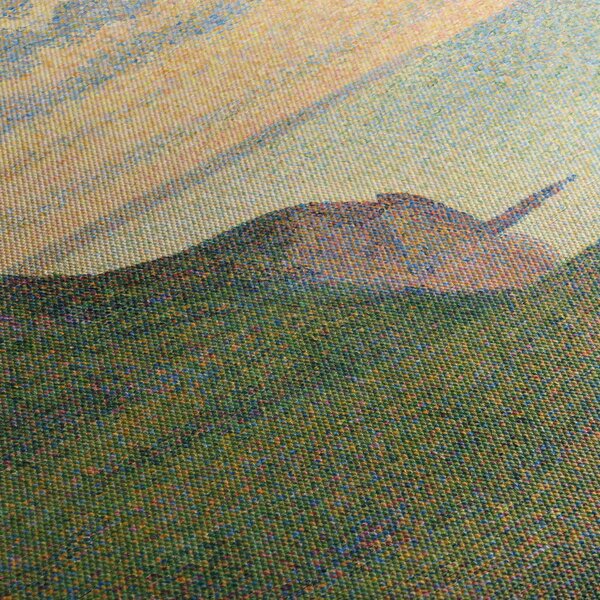 Tablou - Georges Seurat, Seascape at Port-en-Bessin, Normandy, reproducere (90x60 cm)