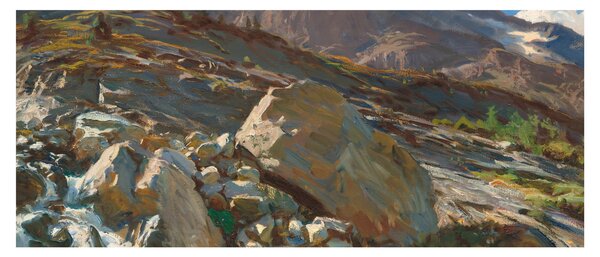 Tablou - John Singer Sargent, Simplon Pass, reproducere (120x50 cm)