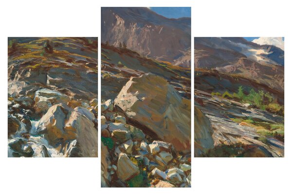 Tablou - John Singer Sargent, Simplon Pass, reproducere (90x60 cm)