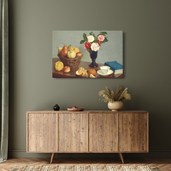 Tablou - Henri Fantin-Latour, Still Life, reproducere (90x60 cm)