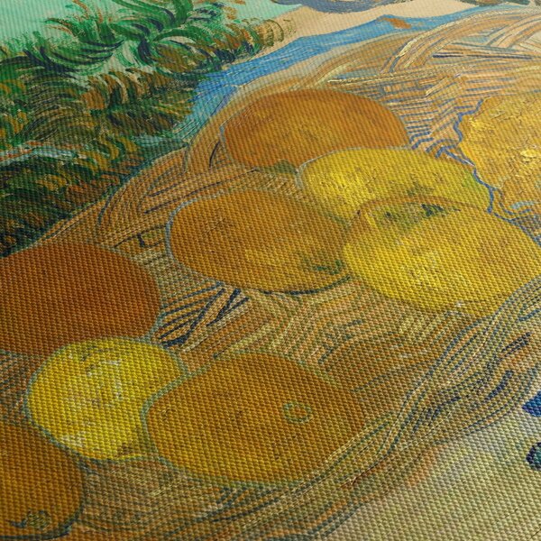 Tablou - Vincent van Gogh, Still Life of Oranges and Lemons with Blue Gloves, reproducere (90x60 cm)