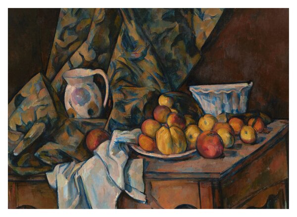 Tablou - Paul Cézanne, Still Life with Apples and Peaches, reproducere (70x50 cm)