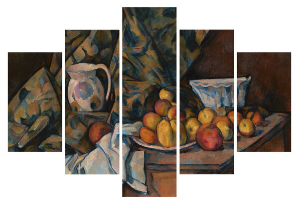 Tablou - Paul Cézanne, Still Life with Apples and Peaches, reproducere (150x105 cm)