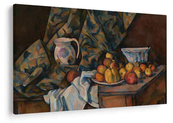 Tablou - Paul Cézanne, Still Life with Apples and Peaches, reproducere (90x60 cm)