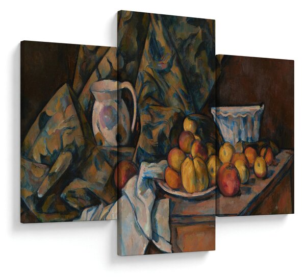 Tablou - Paul Cézanne, Still Life with Apples and Peaches, reproducere (90x60 cm)