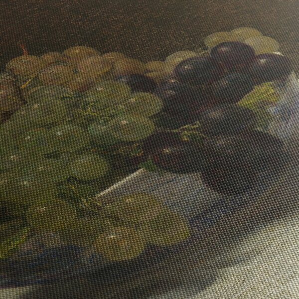 Tablou - Henri Fantin-Latour, Still Life with Grapes and a Carnation, reproducere (70x50 cm)