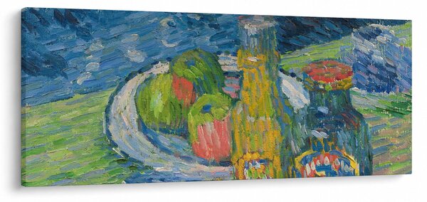 Tablou - Alexej von Jawlensky, Still Life with Bottles and Fruit, reproducere (120x50 cm)