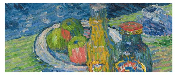 Tablou - Alexej von Jawlensky, Still Life with Bottles and Fruit, reproducere (120x50 cm)