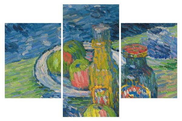 Tablou - Alexej von Jawlensky, Still Life with Bottles and Fruit, reproducere (90x60 cm)