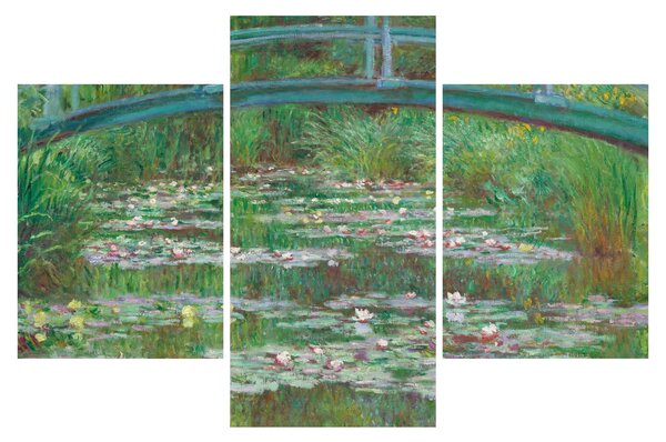 Tablou - Claude Monet, The Japanese Footbridge, reproducere (90x60 cm)