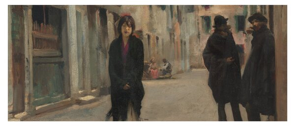Tablou - John Singer Sargent, Street in Venice, reproducere (120x50 cm)